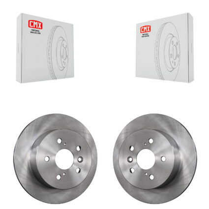 Rear Disc Brake Rotors Pair For Toyota Camry Lexus ES350 Avalon ES300h K8-100926