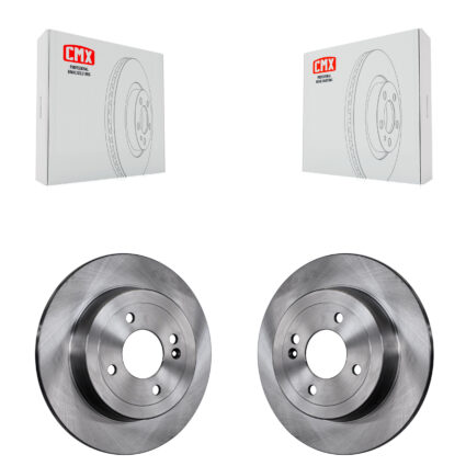 Rear Disc Brake Rotors Pair For Hyundai Accent Kia Rio K8-100928