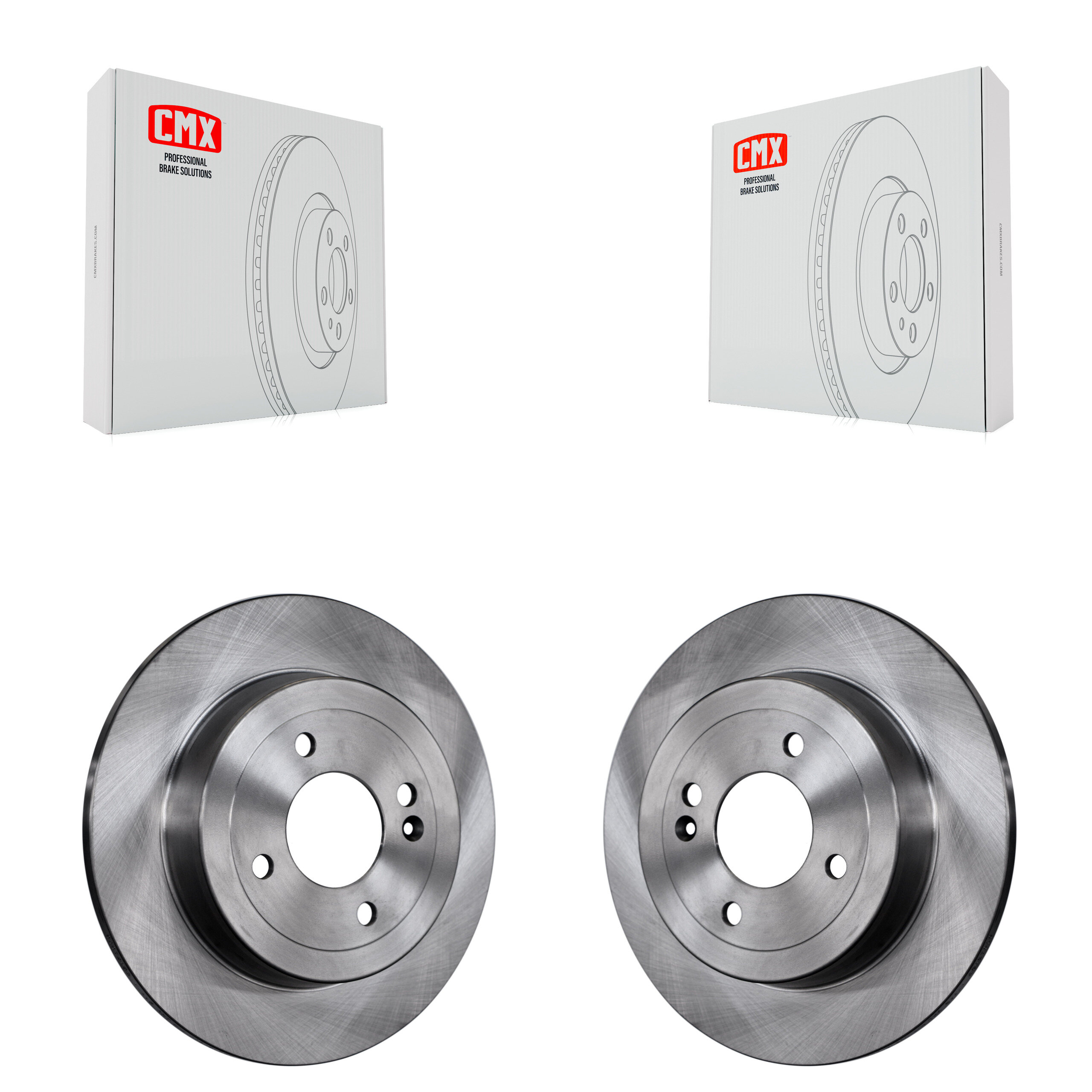 Rear Disc Brake Rotors Pair For Hyundai Accent Kia Rio K8-100928