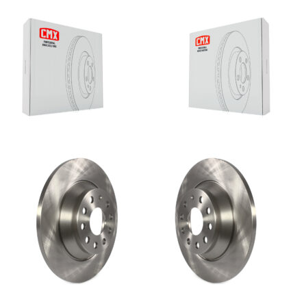 Rear Disc Brake Rotors Pair For Volkswagen Tiguan Jetta Audi Q3 Quattro TT K8-100943