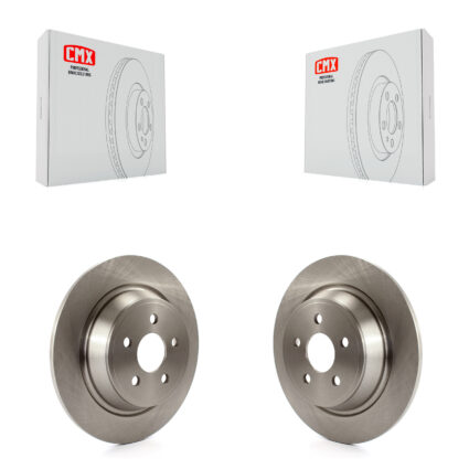 Rear Brake Rotor Pair For Ford Edge Fusion Lincoln Nautilus MKX MKZ Continental Police SSV K8-100961