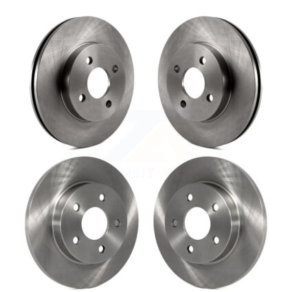 Front Rear Disc Brake Rotors Kit For Pontiac G5 Pursuit K8-101001