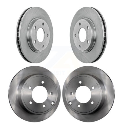 Front Rear Disc Brake Rotors Kit For Mitsubishi Lancer Dodge Caliber K8-101197