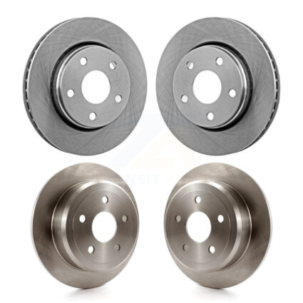 Front Rear Disc Brake Rotors Kit For Jeep Wrangler JK K8-101202