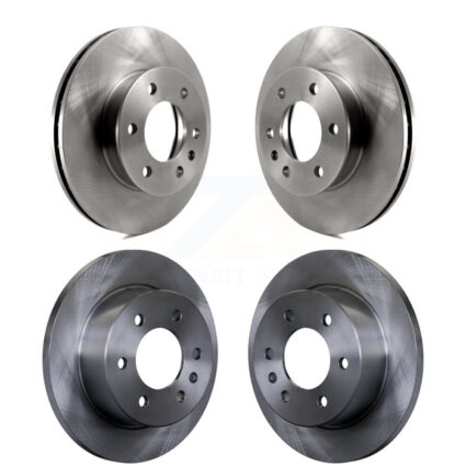 Front Rear Disc Brake Rotors Kit For Mercedes-Benz Sprinter 2500 3500 Dodge Freightliner K8-101205