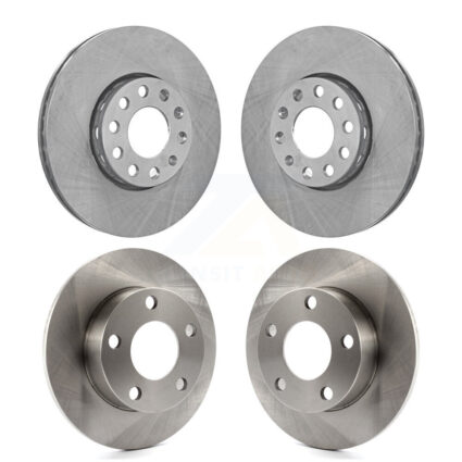 Front Rear Disc Brake Rotors Kit For Volkswagen Passat Audi A4 Quattro K8-101251