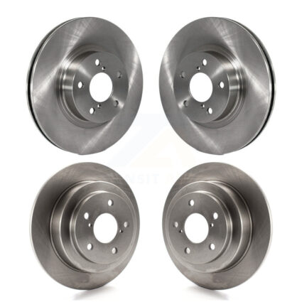 Front Rear Disc Brake Rotors Kit For Subaru Impreza Forester Legacy Saab 9-2X K8-101260