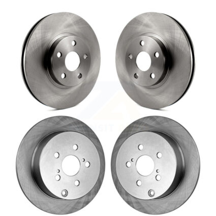 Front Rear Disc Brake Rotors Kit For Toyota Matrix Corolla Pontiac Vibe Celica Scion tC K8-101298