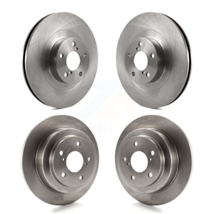 Front Rear Disc Brake Rotors Kit For Subaru Forester Impreza Saab 9-2X K8-101350