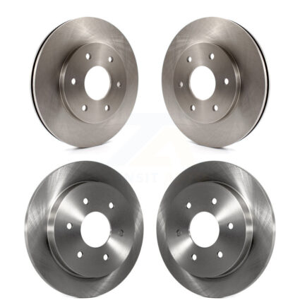 Front Rear Disc Brake Rotors Kit For Nissan TITAN INFINITI QX56 Pathfinder Armada K8-101365