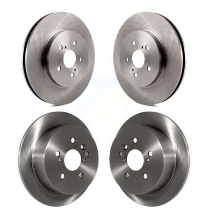 Front Rear Disc Brake Rotors Kit For Lexus RX350 RX330 Toyota Highlander RX400h K8-101401