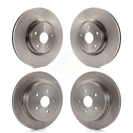 Front Rear Disc Brake Rotors Kit For Subaru Impreza K8-101408