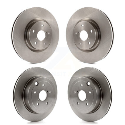 Front Rear Disc Brake Rotors Kit For Subaru Impreza WRX STI K8-101409