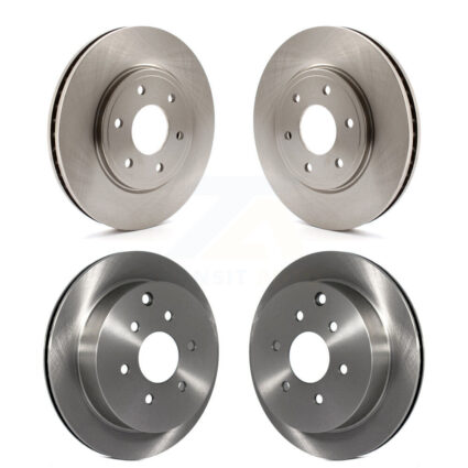 Front Rear Disc Brake Rotors Kit For Nissan Frontier Suzuki Equator K8-101413
