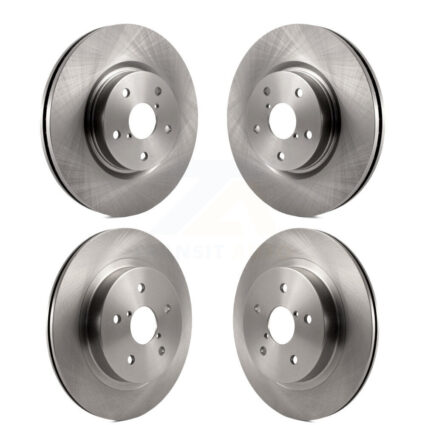 Front Rear Disc Brake Rotors Kit For Subaru Outback WRX Legacy K8-101418