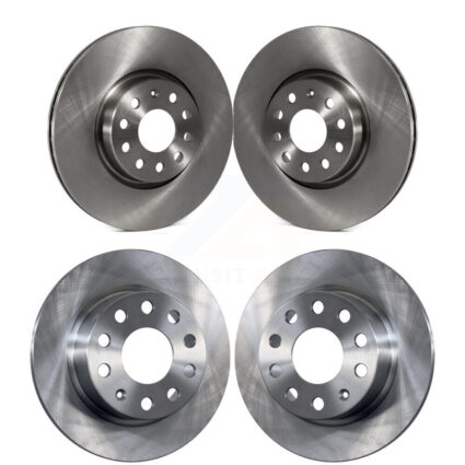 Front Rear Disc Brake Rotors Kit For Volkswagen Jetta Golf Alltrack Beetle K8-101425