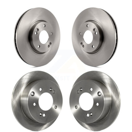 Front Rear Disc Brake Rotors Kit For Kia Forte Koup Forte5 K8-101447