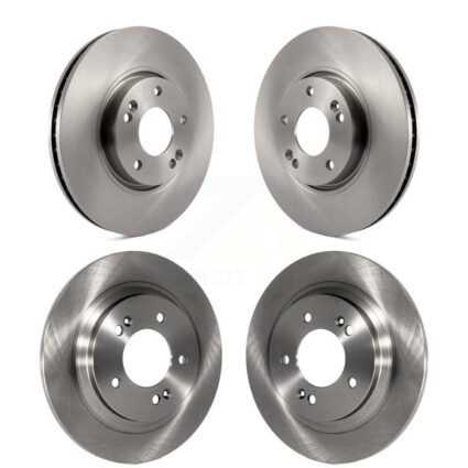 Front Rear Disc Brake Rotors Kit For Kia Optima Hyundai Sonata Soul EV K8-101450