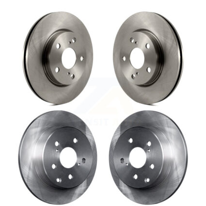 Front Rear Disc Brake Rotors Kit For Toyota RAV4 Lexus HS250h K8-101464