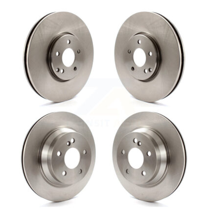 Front Rear Disc Brake Rotors Kit For Mercedes-Benz E500 E550 AWD K8-101480