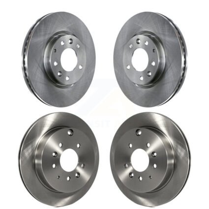 Front Rear Disc Brake Rotors Kit For Mazda CX-7 Ford Edge Lincoln MKX K8-101482