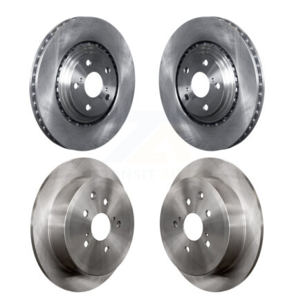 Front Rear Disc Brake Rotors Kit For Toyota Sienna Highlander Lexus RX350 RX450h K8-101522
