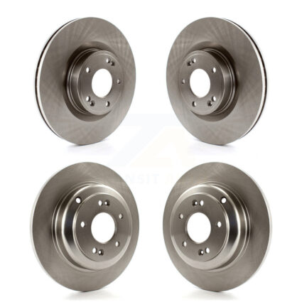 Front Rear Disc Brake Rotors Kit For Hyundai Genesis Coupe K8-101571