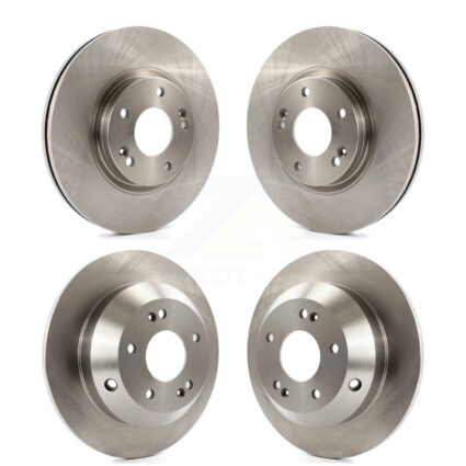 Front Rear Disc Brake Rotors Kit For Hyundai Santa Fe Kia Sorento K8-101573