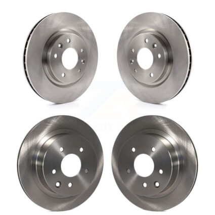 Front Rear Disc Brake Rotors Kit For Nissan Rogue Sport Qashqai LEAF K8-101633