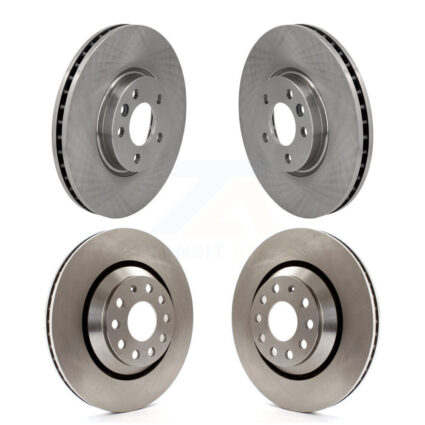 Front Rear Disc Brake Rotors Kit For Volkswagen CC Passat K8-101704