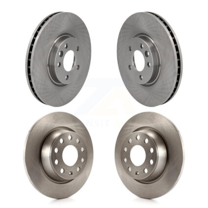 Front Rear Disc Brake Rotors Kit For Volkswagen CC With 340mm Diameter Rotor K8-101705