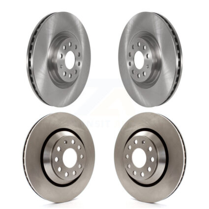 Front Rear Disc Brake Rotors Kit For Volkswagen Audi GTI Q3 Golf R Arteon S3 A3 Quattro K8-101709