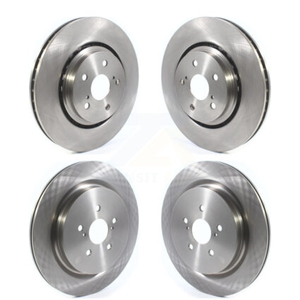 Front Rear Disc Brake Rotors Kit For Lexus RX350 RX450h RX350L RX450hL K8-101715