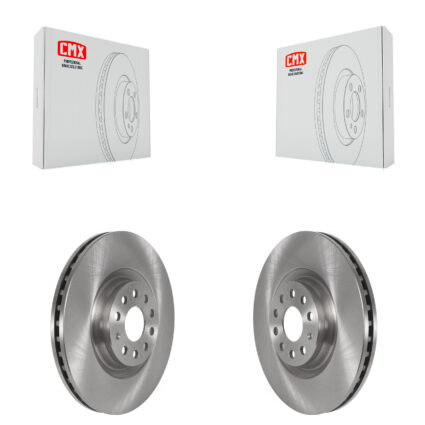 Front Brake Rotor Pair For Volkswagen Tiguan Jetta Audi Q3 GTI Golf R A3 Quattro Arteon S3 K8-101757