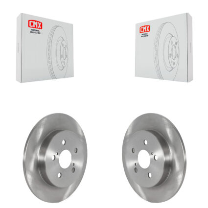 Rear Disc Brake Rotors Pair For Toyota Corolla K8-101801