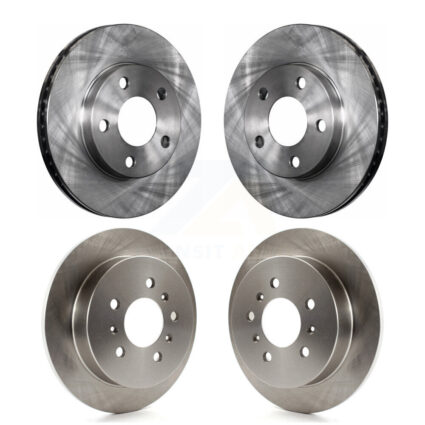 Front Rear Disc Brake Rotors Kit For Pontiac Grand Am Oldsmobile Alero K8-101807