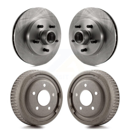 Front Rear Disc Brake Rotors Drums Kit For C1500 Chevrolet GMC Tahoe Yukon Suburban K8-102187