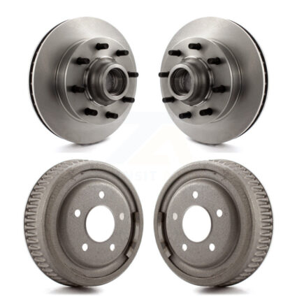 Front Rear Disc Brake Rotors Drums Kit For Chevrolet Tahoe GMC Yukon C1500 Suburban K8-102188