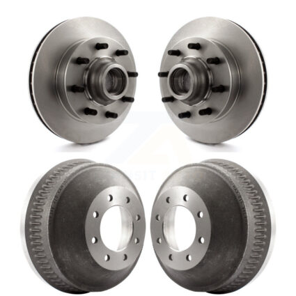Front Rear Brake Rotors Drum Kit For Chevrolet C2500 GMC Express 2500 C1500 Suburban G3500 K8-102198
