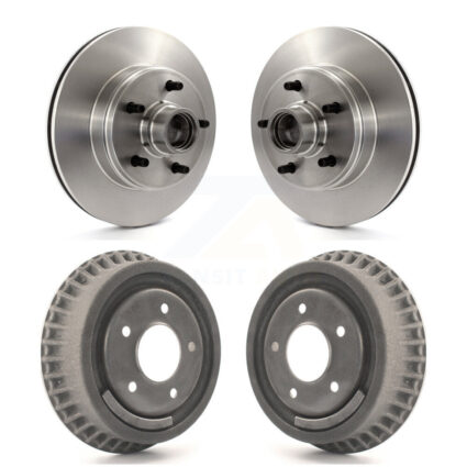 Front Rear Disc Brake Rotors Drums Kit For Chevrolet Astro GMC Safari K8-102199