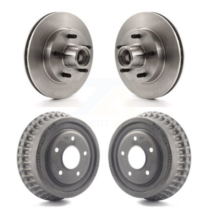 Front Rear Brake Rotors Drum Kit For Chevrolet Camaro Pontiac Firebird Monte Carlo S10 GMC K8-102203