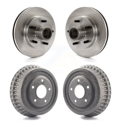 Front Rear Brake Rotor Drum Kit For 1991 GMC Sonoma Chevrolet S10 Blazer S15 Jimmy RWD K8-102204