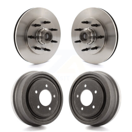 Front Rear Disc Brake Rotors Drums Kit For 1999 Ford F-150 RWD K8-102213