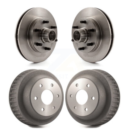 Front Rear Disc Brake Rotors Drums Kit For C2500 Chevrolet GMC Express 2500 K8-102214