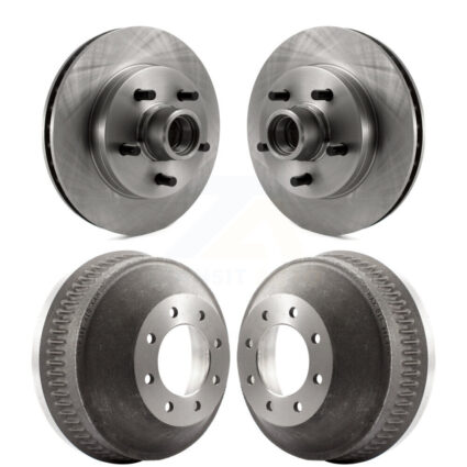Front Rear Disc Brake Rotor Drum Kit For 1998-1999 C1500 Suburban Chevrolet GMC GAS engine K8-102215
