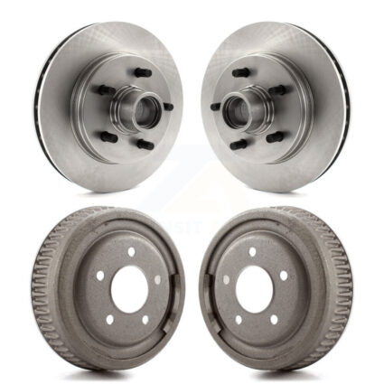 Front Rear Disc Brake Rotors Drums Kit For C1500 Chevrolet GMC K8-102219