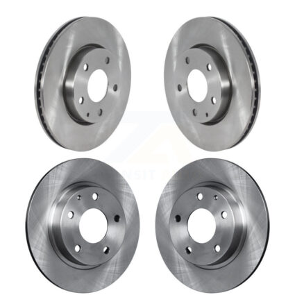 Front Rear Disc Brake Rotors Kit For Mazda 3 Sport FWD K8-102269