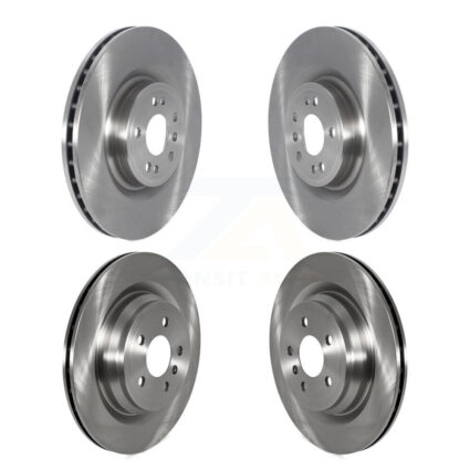 Front Rear Disc Brake Rotors Kit For Mercedes-Benz GLE400 Without Sport Package K8-102284