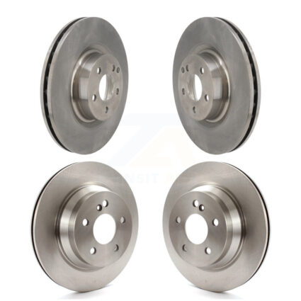 Front Rear Disc Brake Rotors Kit For Mercedes-Benz E400 With 344mm Diameter Rotor K8-102287