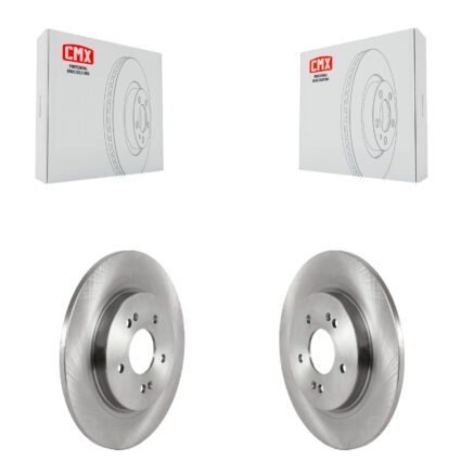 Rear Disc Brake Rotors Pair For Hyundai Palisade Santa Fe Kia Telluride K8-102326